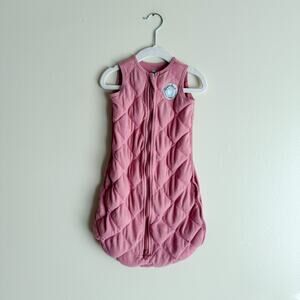 Dreamland Pink Weighted Sleep Sack Small 0-6 Months Quilted Sleep Baby